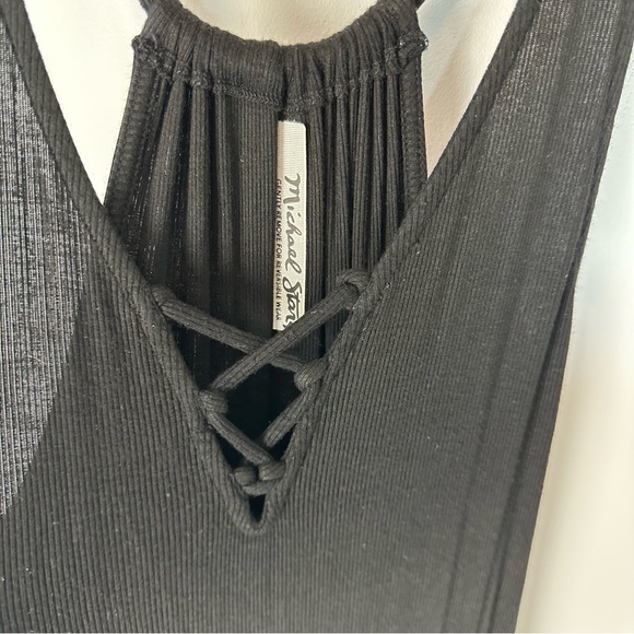 Michael Stars long black reversible tube dress. Halter style. Size small - Picture 3 of 8